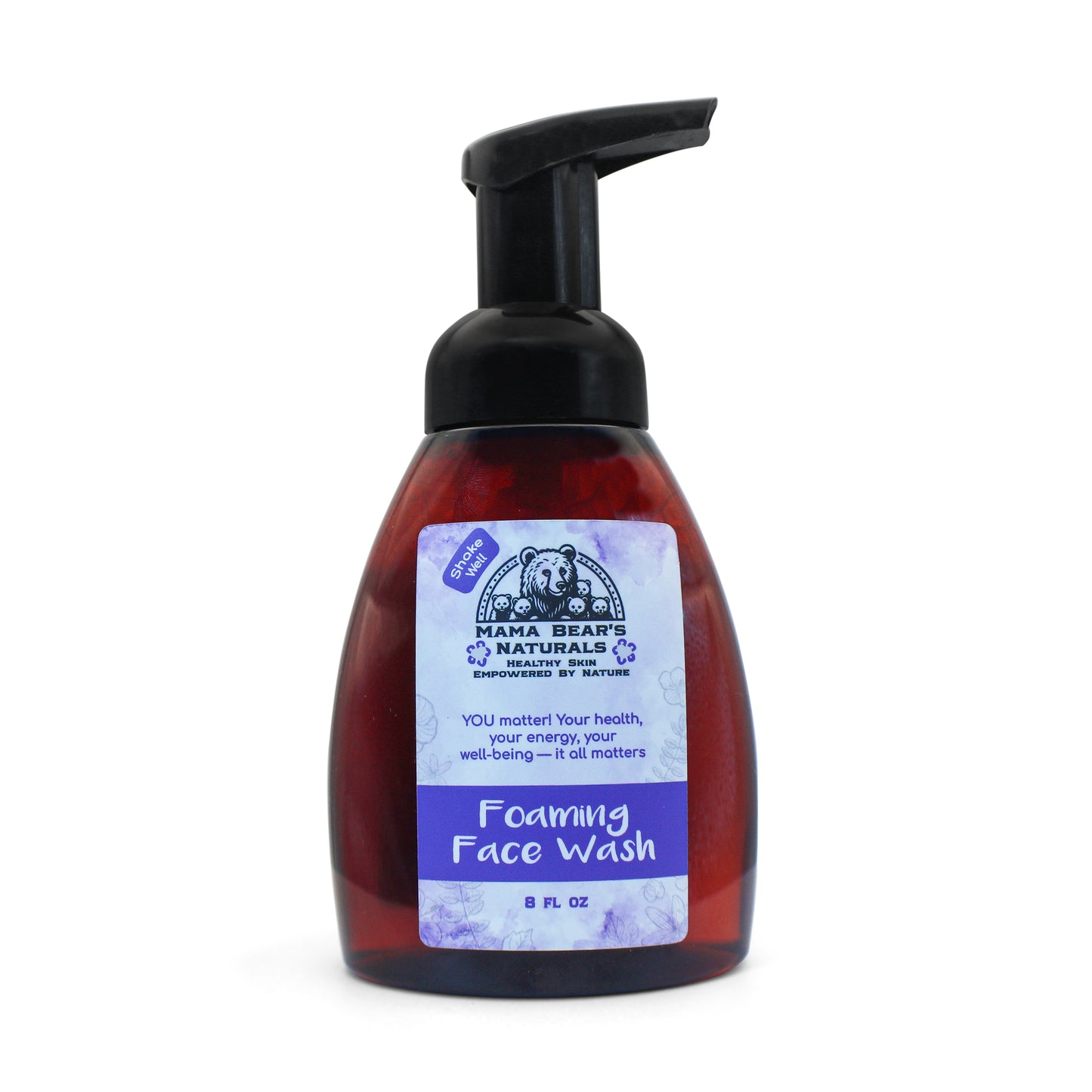 Mama Bear's Naturals All Natural, Non-Toxic Foaming Face Wash