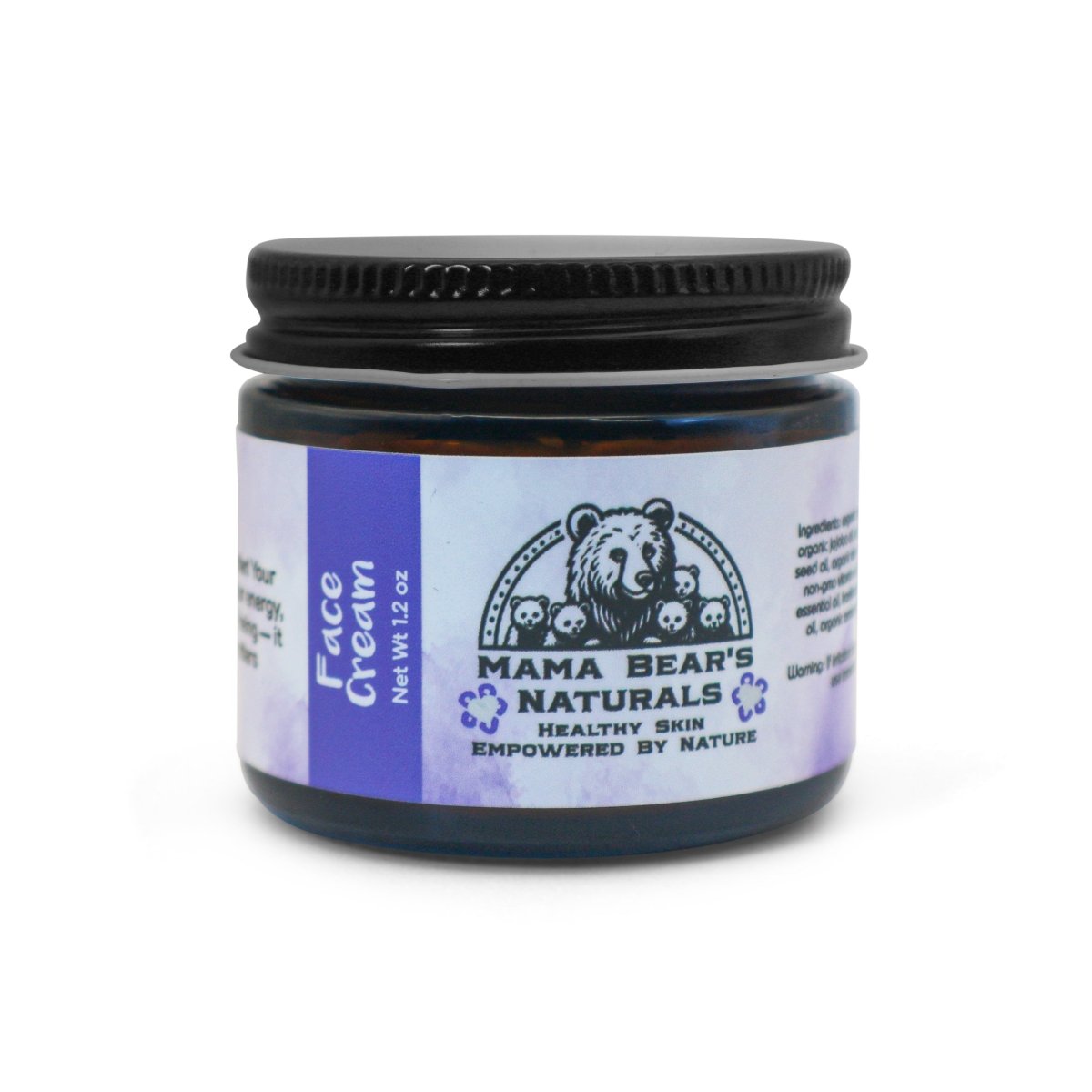 Face Cream - Mama Bear's Naturals - Zero Toxin Skincare