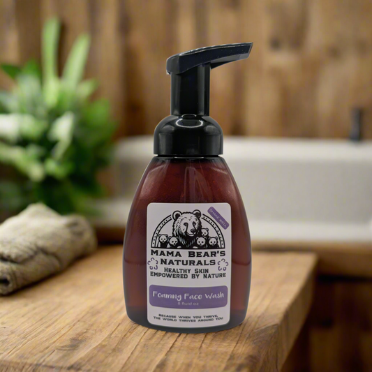 Mama Bear's Naturals All Natural, Non-Toxic Foaming Face Wash 